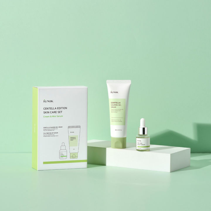 iUNIK Centella Edition Skincare Set (Cream & Mini Serum)