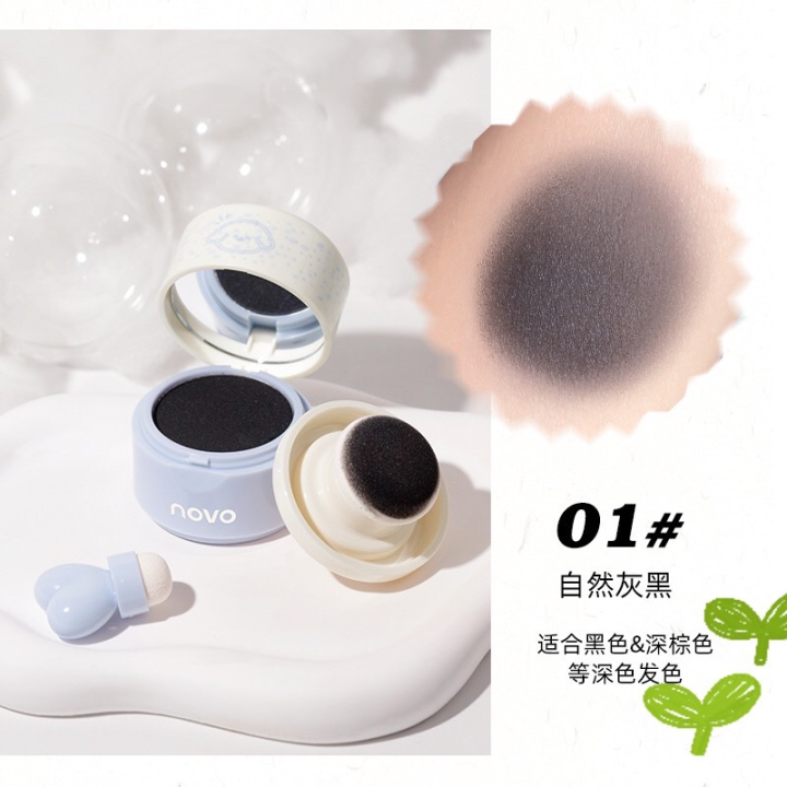 (Preorder)%20Loose%20powder%20conceals%20thinning%20hair%20with%20puff%20Novo%20Hairline%20Repair%20Filling%20Powder%20No.6117%20-%20Image%2010