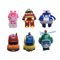 Robocar Poli Transformation Robot Poli Amber Roy Car Toys Action Figure Toys. 