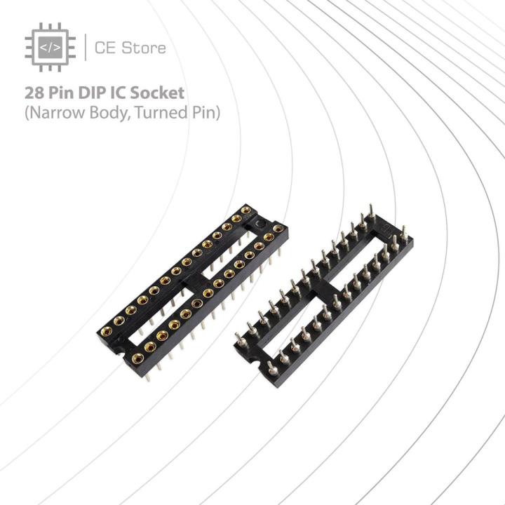 DIP IC Socket (Turned Pin)