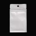 Zip Lock Bag Transparent White (10Pcs). 