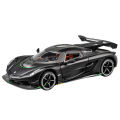 (Preorder) Model 1:24 Koenigsegg Jesko Alloy Car Model Car Diecast Sound Light Lover Car Birthday Collection For Children Metal Gift Boy Toys ကလေးကစားစရာအရုပ်ကား. 
