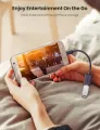 10cm Micro-USB OTG Cable /Micro USB to USB, Micro USB 2.0 OTG Cable 2 Pack On The Go Adapter Micro USB Male to USB Female for Android Tablets. 