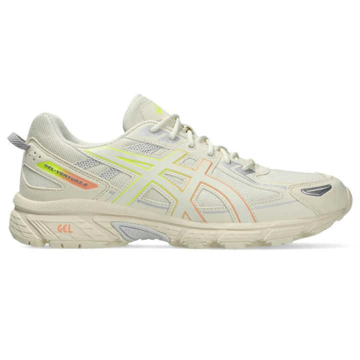 (Preorder) ASICS: GEL-VENTURE 6 UNISEX SPORTSTYLE Men and women's sports shoes, genuine CREAM/CREAM အမျိုးသား/သမီးစီးဖိနပ်