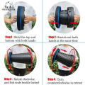 Portable, Foldable Chair Telescopic Round Portable Retractable Plastic Camping Gardening Folding Stool (ဘက်စုံသုံးခေါက်ထိုင်ခုံ). 