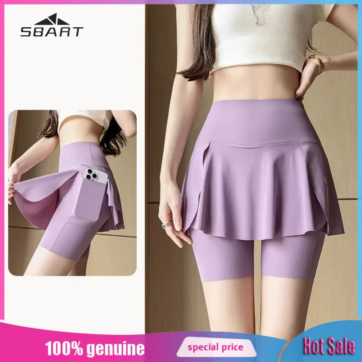 (Preorder)%20SBART%20Fireproof%20Yoga%20Pants%20for%20Walking%20with%20Pockets,%20Women's%20Quick-Drying%20Ice%20Silk%20Sports%20Skirt%20and%20Running%20Fitness%20Skirt%20-%20Image%207