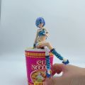 iBis_ 15cm Anime Re:Life In A Different World From Zero Action Figure Ram Rem Tarzan Outfit Computer Ornament. 