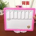 Korean Teddy Bear drawing erasable white board double-sided. 