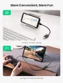 10cm Micro-USB OTG Cable /Micro USB to USB, Micro USB 2.0 OTG Cable 2 Pack On The Go Adapter Micro USB Male to USB Female for Android Tablets. 