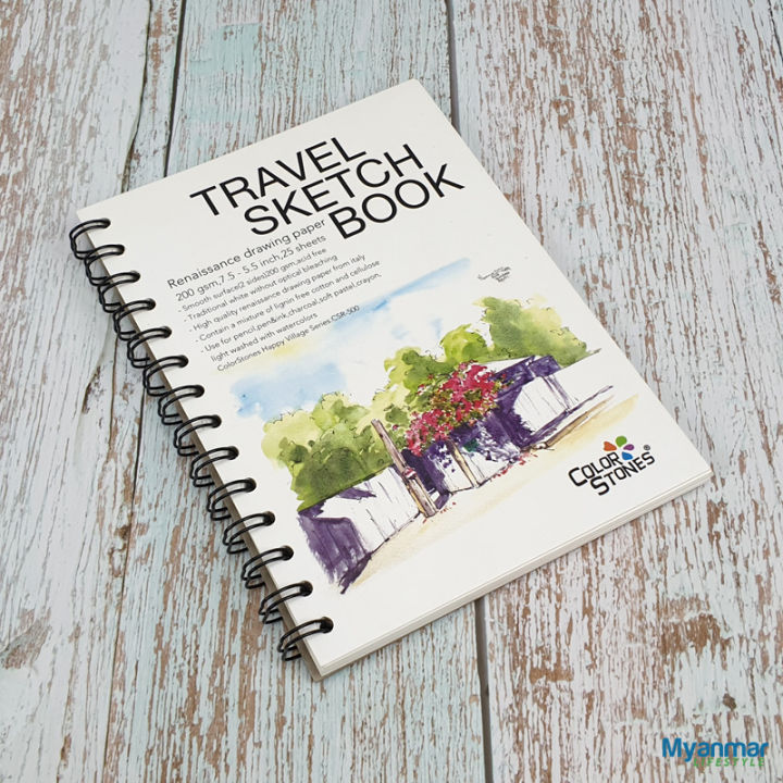 200gsm%20-%207.5%20x%205.5inch%20%20-%20%2025%20Sheet%20-%20Travel%20Sketchbook%20-%20ColorStones%20-%20Image%207