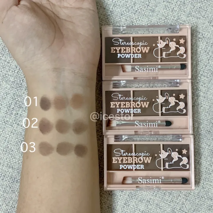 (Preorder)S-969%20Eyebrow%20Pencil,%20Pressed%20Powder%20Eyebrow%20Pencil,%20Waterproof,%20Korean%20Style%20-%20Image%208