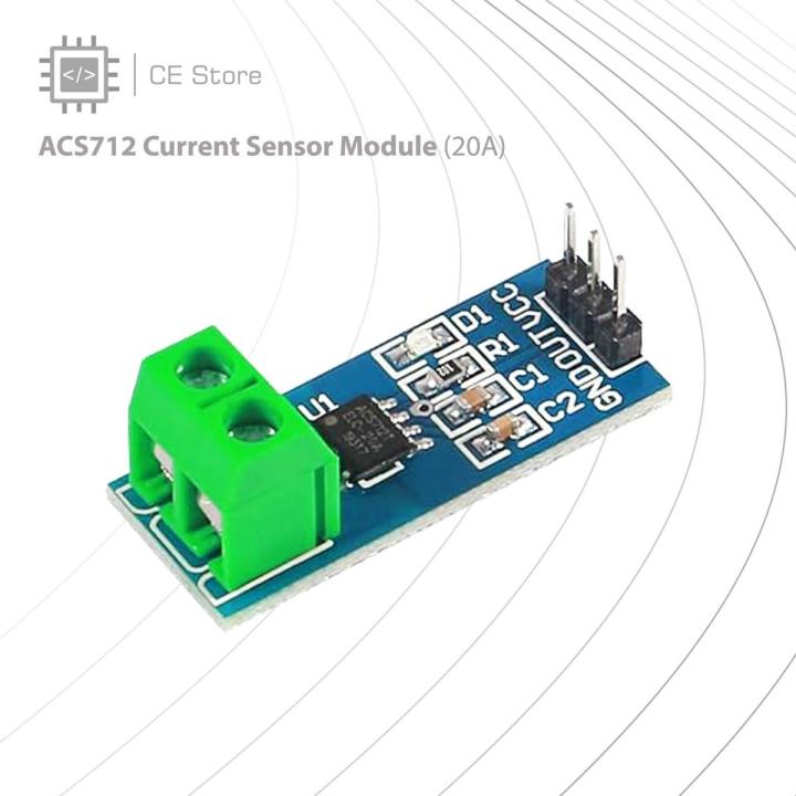 ACS712 Current Sensor Module (20A) - CE Store | Shop.com.mm