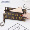 (Preorder)MOUSSON Women's fashion handbag with zipper and wrist strap အမျိုးသမီးလက်ကိုင်အိတ်. 