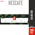 NESCAFE Red Cup Coffee Bottle (200g, powder). 