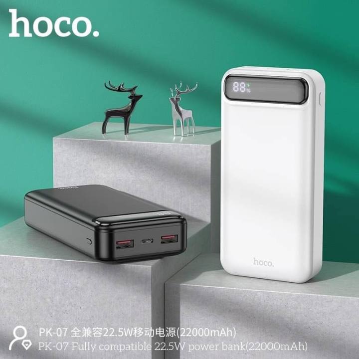 Hoco%20PK07%20Fully%20Compatible%20PD%2022.5W+%20Quick%20Charge%203.0%20Powerbank%2022000mAh%20-%20Image%203