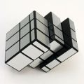 CuberSpeed Qiyi Mirror 3x3x3 Silver Sticker Magic Cube Qiyi Black 3x3 Silver Mirror Blocks Speed Cube. 