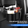 Universal Car Cup Holder Headrest Seat Back Mount Organizer Multifunctional Vehicle Drink Bottle Storage Box Auto Phone Holder. 
