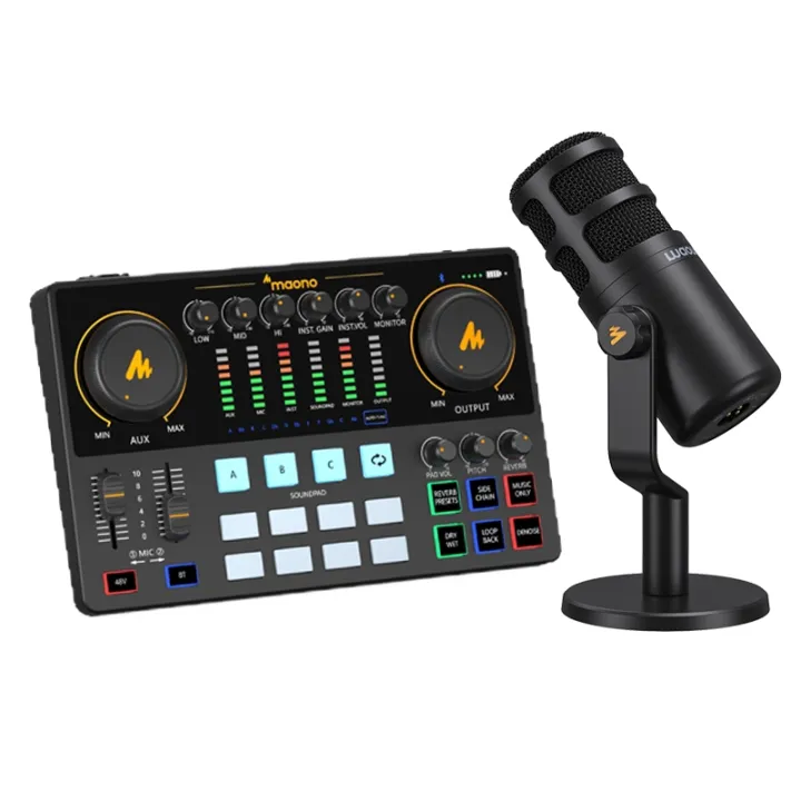 (Preorder)%20MAONO%20AME2%20New%20Sound%20Card%20Set,%20Condenser%20Microphone%20Set,%20Audio%20Interface%20Mixer,%20for%20Senior%20Players%20in%20Live%20Performance,%20Recording,%20Voice%20Dubbing%20Tiktok%20-%20Image%205