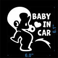 Baby in Car / Baby on Board - Car Safety Sign - Cute Car Sticker Decal. 