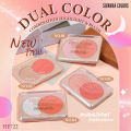 (Preorder)Sivanna Colors Dual Color Combination Highlight & Blush Hf722 Blush & Highlighter, Matching Beautiful Colors in Every Shade.. 