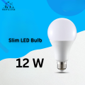 Slim LED Bulb with E27 Base (12W) အရစ်ခေါင်း LED မီးသီး 12W. 