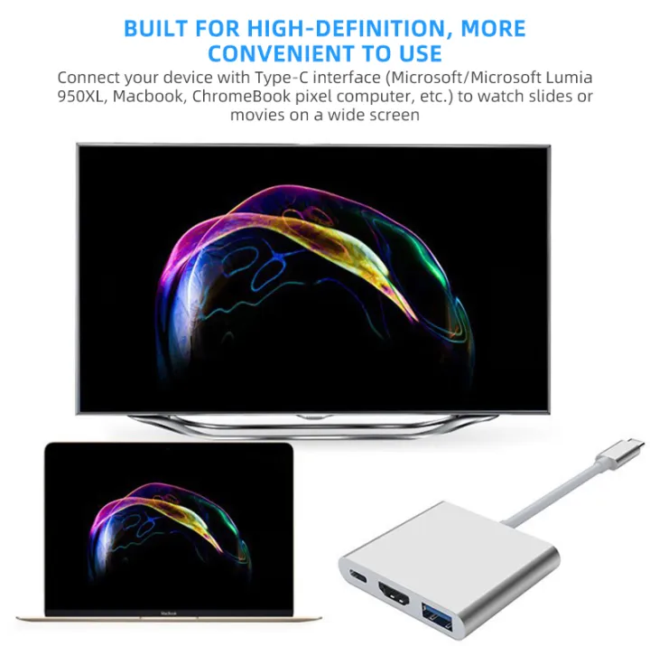 Type-C%20to%20USB%203.1%20HDMI%20Docking%20Station%203%20in%201%20USB%20C%20Hub%20Screen%20Expansion%204K%20Adapter%20-%20Image%205