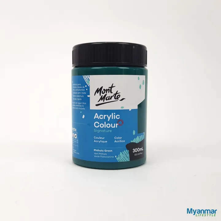 Phthalo%20Green%20%E2%80%93%20300ml%20%E2%80%93%20Acrylic%20Paint%20%E2%80%93%20Mont%20Marte%20-%20Image%205