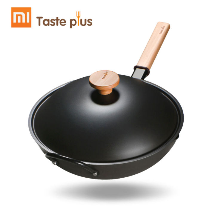 Xiaomi Thickening Medical Stone Non-stick Frying Pan 32CM Multi-purpose Pancake Steak frying wok for Gas Induction Cooker