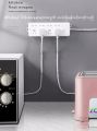 Power Strip Holder Desk Organiser wall-mounted Strong Seamless Home Free Punching Socket Hanging Wall Home Storage Supplies နံရံကပ် ချိတ်တွဲ. 