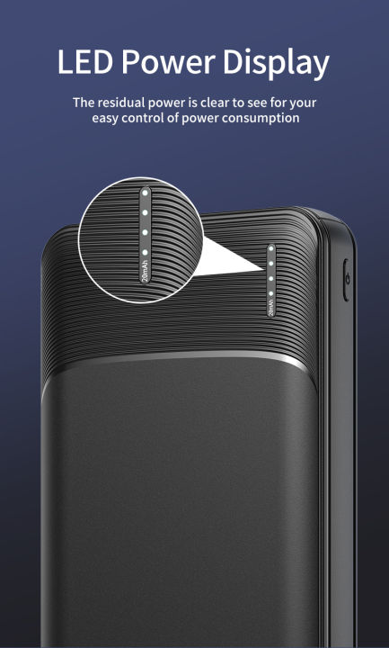 R--P200%2020000mAh%202.1A%20POWER%20BANK%2020000mAh%20(OUTPUT-2USB/INPUT-MICRO/TYPE-C)%20-%20Image%202