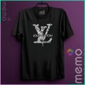 LV logo unisex Printing T-shirt. 