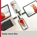 Sandisk iphone Lightning & TypeC OTG 128GB 3.1 USB Flash Drive Memory stick for iphone TypeC  ipad ipod Mac book Metal USB. 