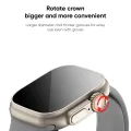 Tech Infinite GW8 Ultra Smartwatch 49MM Smart Watch Advanced Bluetooth Calling Titanium Case smartwatch with global version sport smart watch. 