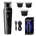 KEMEI Black Hair Clippers for Men, Electric Cordless Clippers for Hair Cutting, Professional Barber Clippers, USB Rechargeable Wireless Haircut Clippers km-1115. 