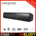 REATIVE STAGE AIR V2 Compact Under-monitor USB Soundbar with Bluetooth Soundbar Speaker Bluetooth 5.3 20w.RMS. 