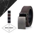 Louis Montini Automatic Buckle MGN373 Men Leather Belt (Pre Order): Elevate Your Style with Premium Leather. 