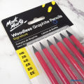 Woodless Graphite Pencils -  6pc - Mont Marte. 