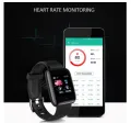 116 PLUS Smart bracelet Smart Watch Color screen Waterproof heart rate Blood pressure monitoring Wireless Bluetooth exercise meter watch. 