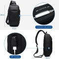 (Preorder) Ozuko C rossbody bag Ford cloth waterproof anti-theft shoulder bag Messenger bag short travel chest bag student sling bag travel bag for men အမျိုးသားကျောပိုးအိတ်. 