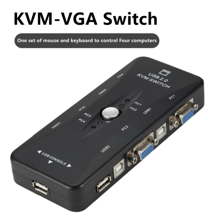 USB%20KVM%20Switcher%204%20Port%20VGA%20SVGA%20Switch%20Splitter%201920*1440%20VGA%20Video%20Switch%20For%20USB%20device%20Keyboard%20Mouse%20Monitor%20Adapter%20-%20Image%209