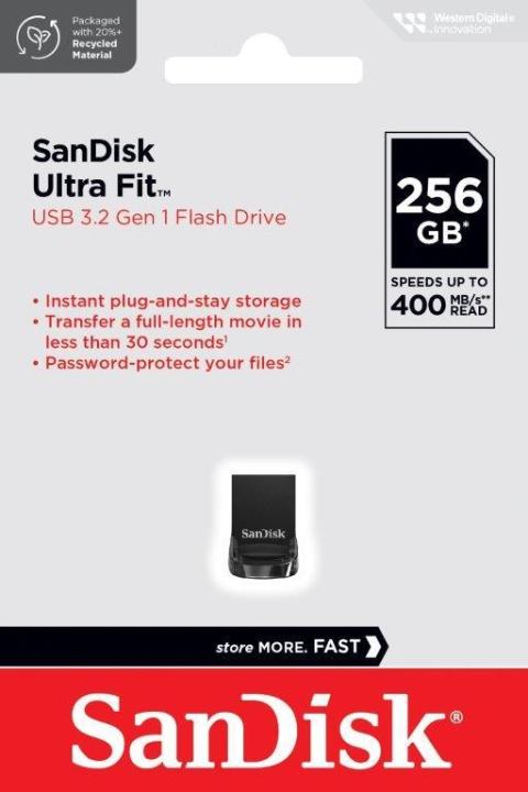 SanDisk%20memory%20stick%20USB%20ULTRA%20Fit%20SDCZ430%20256GB%203.1%20Flash%20Drive%20400MB/s%20-%20Image%202