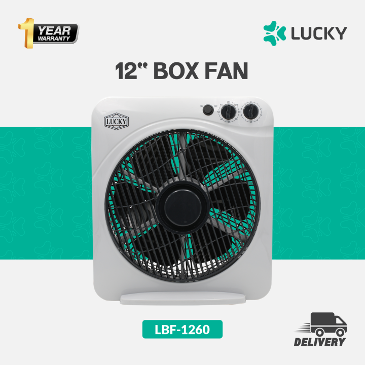 Lucky 12" box fan (LBF-1260)