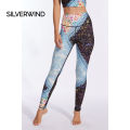 (Preorder) High-Waisted Leggings with Floral Appliques, Designer Design, Running, Fitness, and Outdoor Gym Wear, Comfortable and Casual, Elasticated Waistband, Breathable, Summer Pants, Stretch Fabric with Unique Pattern. 