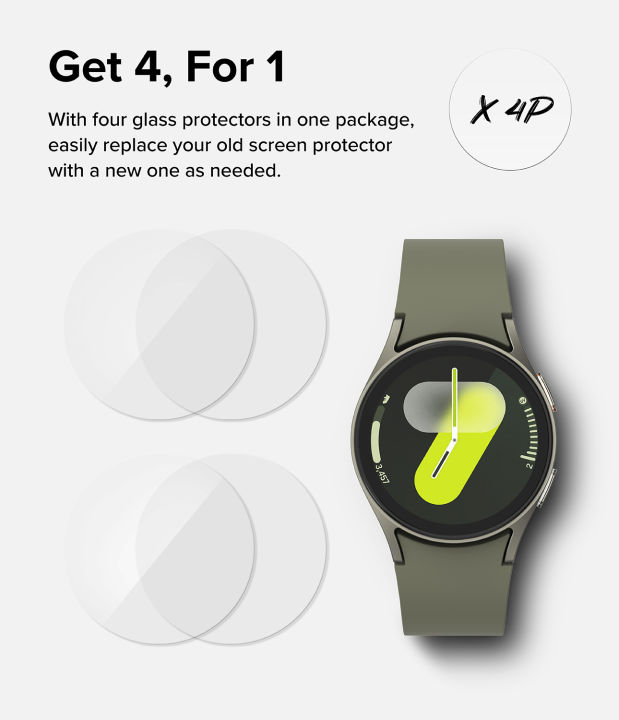 (Preorder)Ringke%20Screen%20Protector%20for%20%5BSamsung%20Galaxy%20Watch%207%2040mm%5D%20Clear%20Scratch-resistant%20Tempered%20Glass%20-%20Image%208
