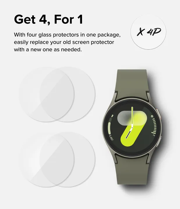 (Preorder)Ringke%20Screen%20Protector%20for%20%5BSamsung%20Galaxy%20Watch%207%2040mm%5D%20Clear%20Scratch-resistant%20Tempered%20Glass%20-%20Image%208