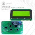 20x4 Character LCD Display Module + I2C Expander Module (Green) - CE Store. 