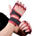 Half-Finger Gloves With Wrist Support/Weight Lifting Hand Gloves. 