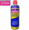 FLAMINGO De-Rust Lubricant 450ml သံချေးချွတ်ဆေးဘူး (Shining Light). 
