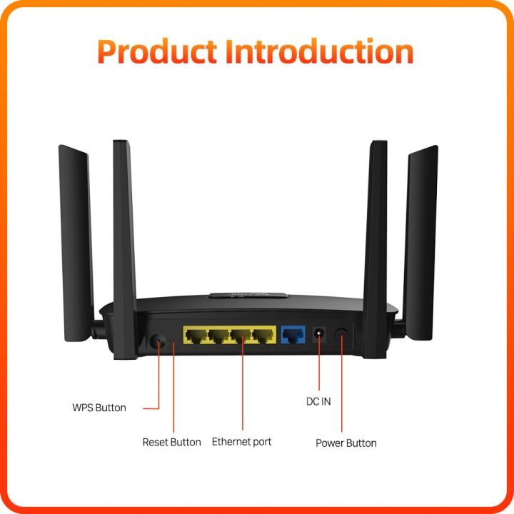PIXLINK%20AC1200%20Wifi%20Router%20Gigabit%202.4G%205.0GHz%20Dual-Band%201200Mbps%20Wireless%20Router%20Wifi%20RPT%20With%204%20High%20Gain%20Antennas%20-%20Image%204