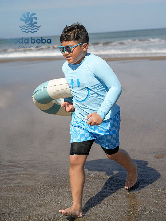 (Preorder)%20Plus-Size%20Boys'%20Sun%20Protection%20Swimsuit%20-%20Image%203